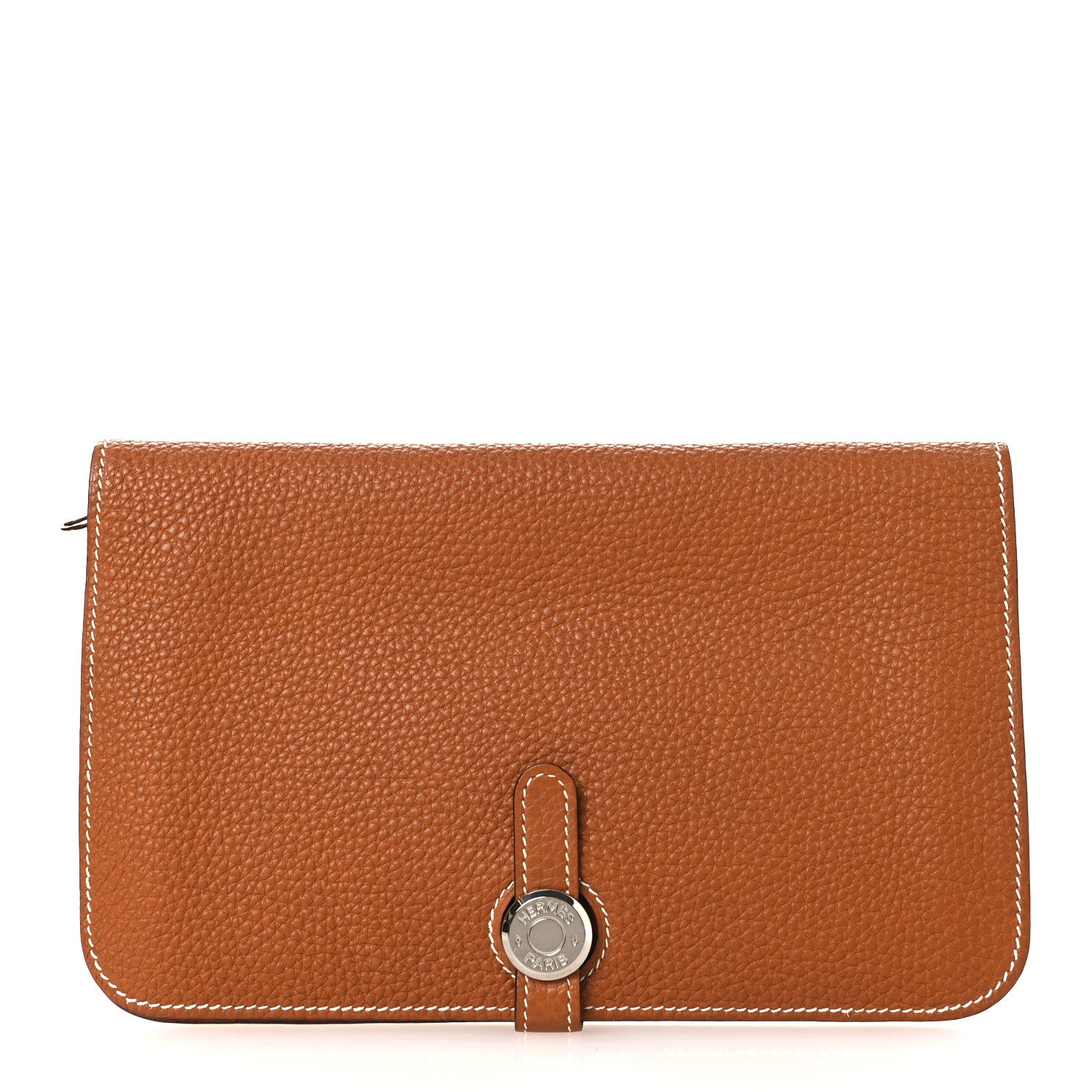 Hermes Togo Dogon Duo Wallet Gold 1 of 8