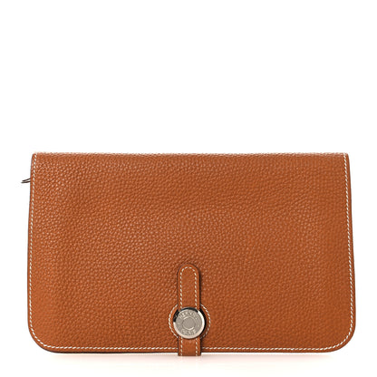 Hermes Togo Dogon Duo Wallet Gold 1 of 8