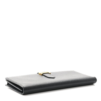 Hermes Epsom Bearn Gusset Wallet Black 4 of 8