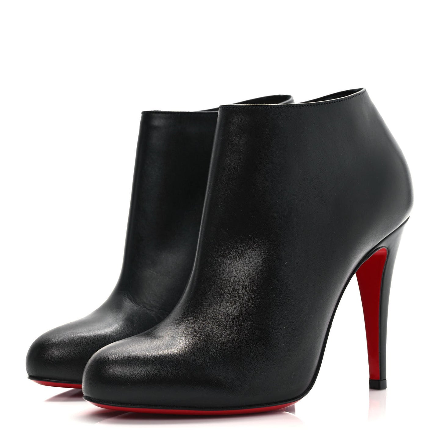 Calfskin Belle 100 Ankle Boots 37 Black