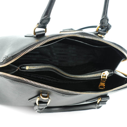 Prada Saffiano Lux Medium Promenade Tote Black 5 of 11