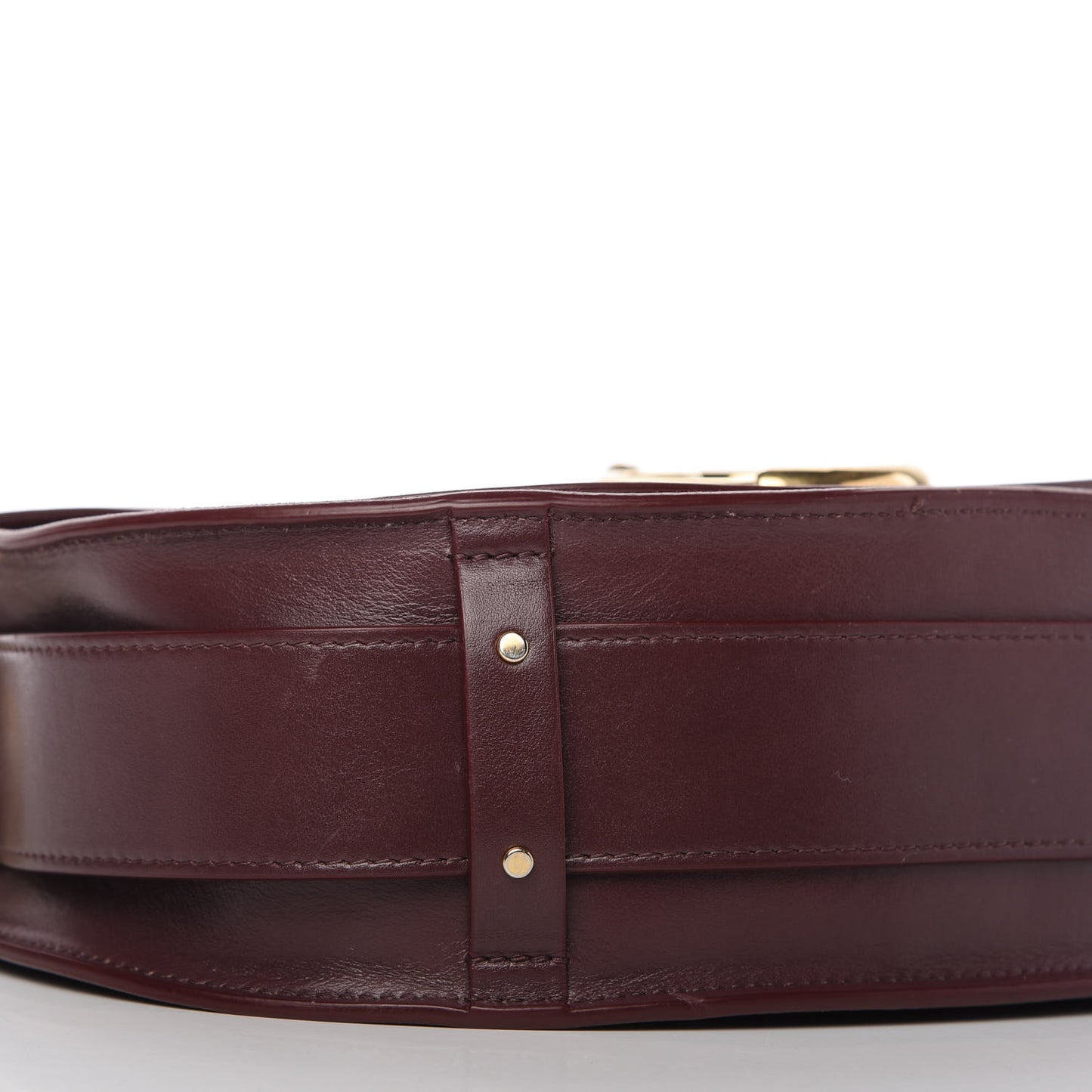 Calfskin Large Tess Bag Burnt Brown