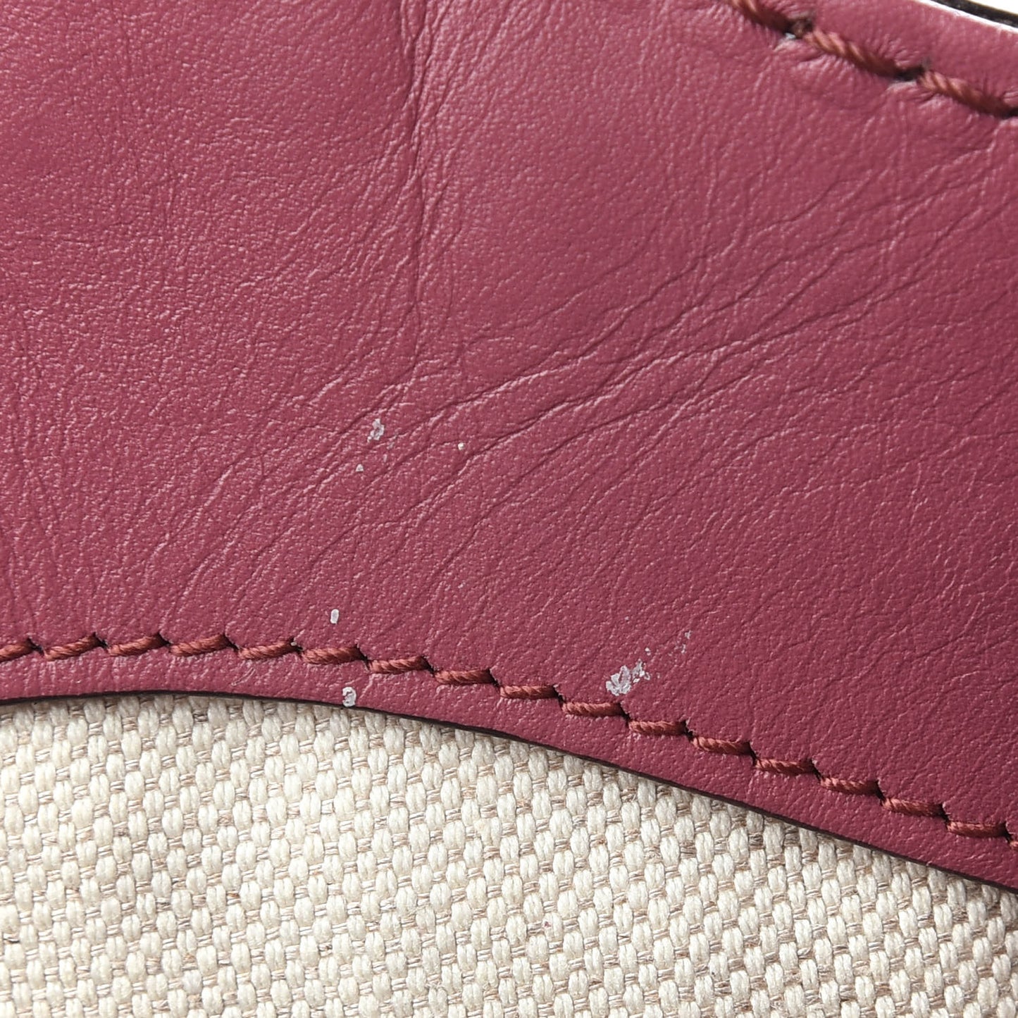 Monogram Margaux Calfskin Medium Sukey Tote Beige Ebony Vintage Rose