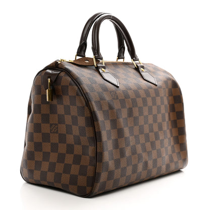 Louis Vuitton Damier Ebene Speedy 30 2 of 10