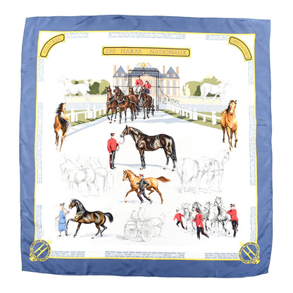 Hermes Silk Les Haras Nationaux Scarf 90 1 of 3
