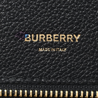 Burberry Calfskin Large Tile Tote Black 6 of 11