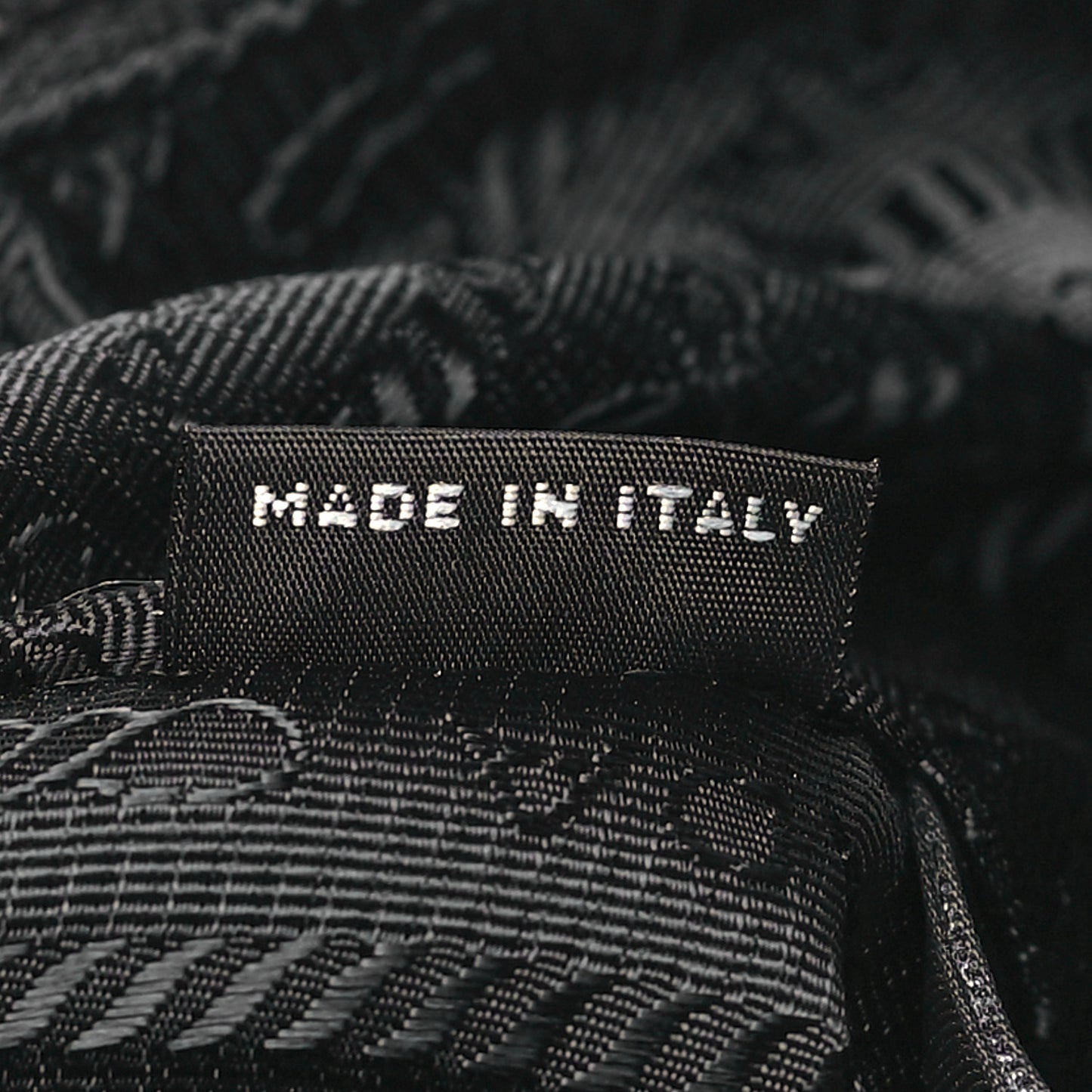 Tessuto Nylon Saffiano Mini Re-Edition 2005 Bag Black