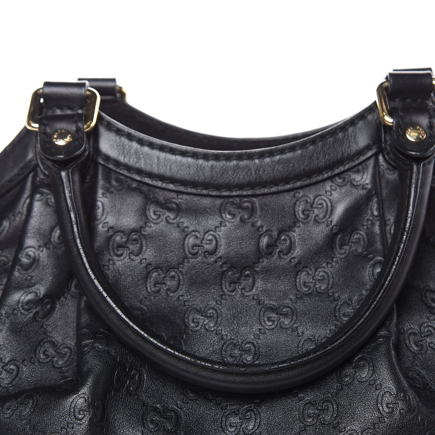 Guccissima Medium Sukey Tote Black