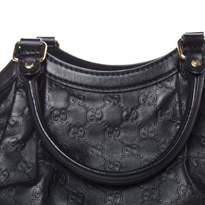 Gucci Guccissima Medium Sukey Tote Black 14 of 19