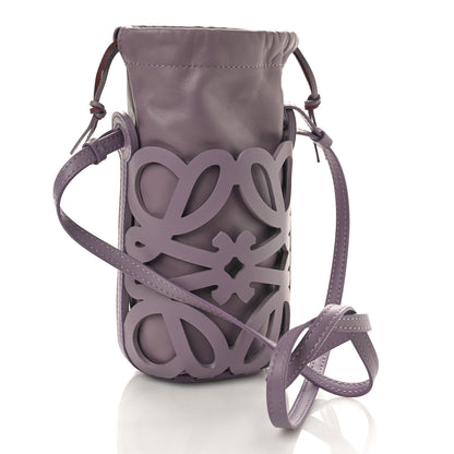 Loewe Nappa Calfskin Cutout Anagram Pocket Crossbody Bag Pale Aubergine Glaze 2 of 8
