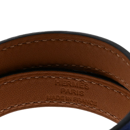 Hermes Swift Kelly Double Tour Bracelet T2 Bleu Electrique 4 of 6