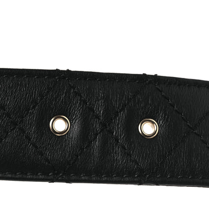Chanel Lambskin Quilted CC Chain Belt 85 34 Black 3 of 7