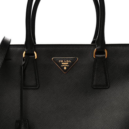 Prada Saffiano Large Galleria Double Zip Tote Black 8 of 12