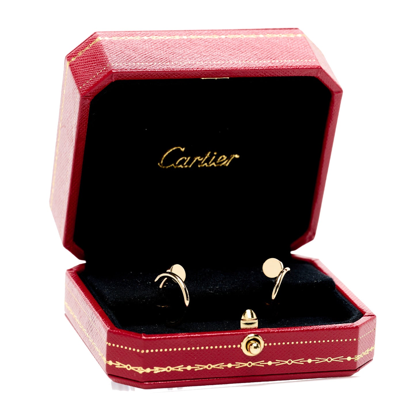 18K Yellow Gold Juste Un Clou Hoop Earrings
