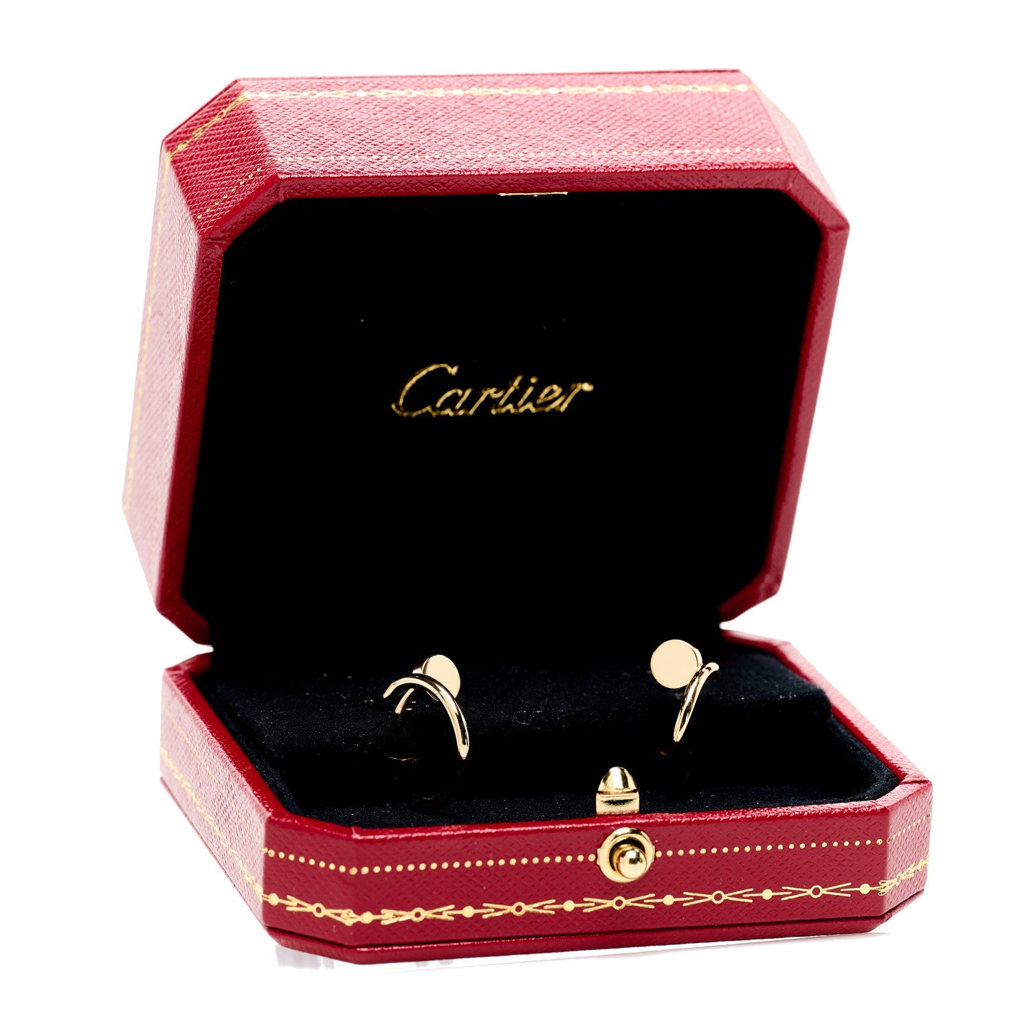 Cartier 18K Yellow Gold Juste Un Clou Hoop Earrings 5 of 5