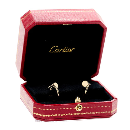 Cartier 18K Yellow Gold Juste Un Clou Hoop Earrings 5 of 5