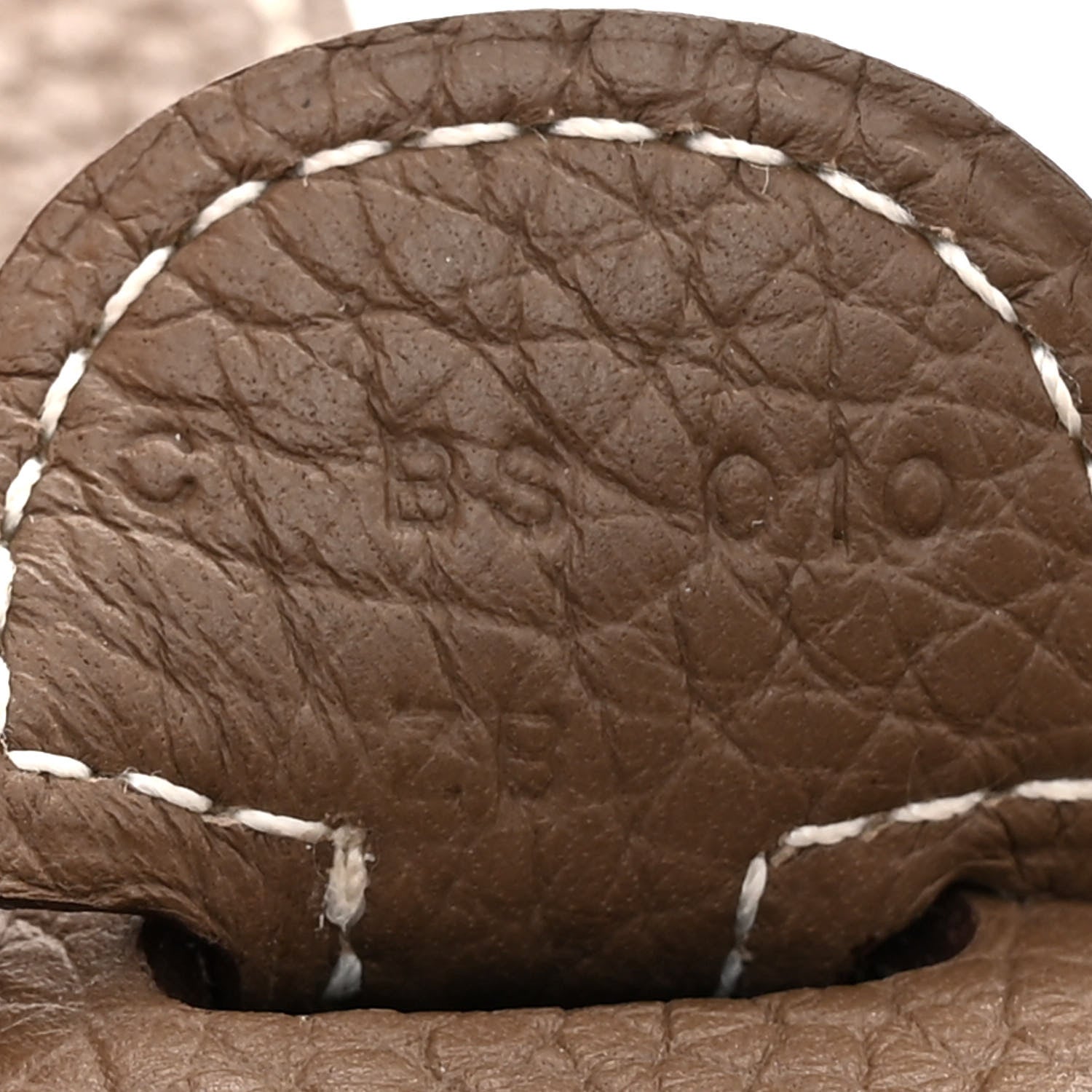 Hermes Taurillon Clemence Evelyne III PM Etoupe 7 of 13