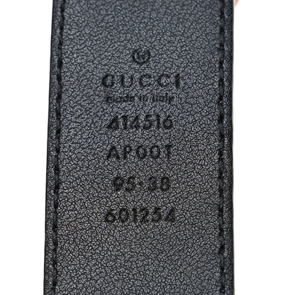 Gucci Calfskin Double G 30mm Belt 95 38 Black 5 of 5
