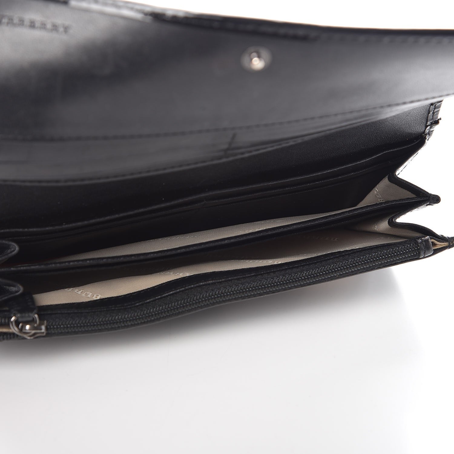 Burberry Nova Check Penrose Continental Wallet Black 5 of 10