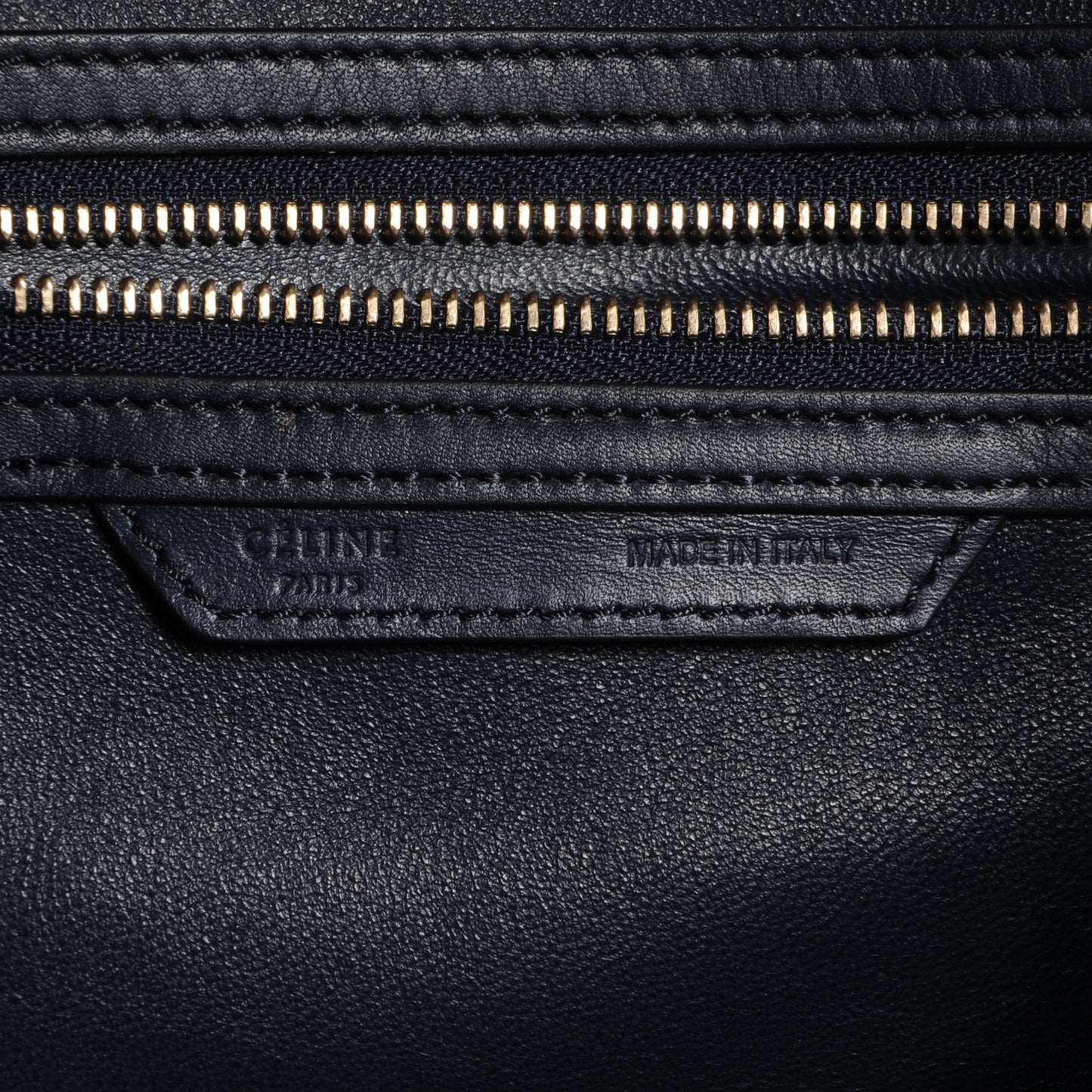 Smooth Calfskin Mini Luggage Navy