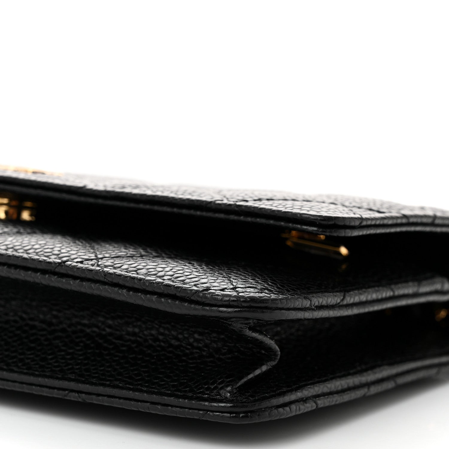 Chanel Caviar Quilted Wallet On Chain WOC Black 11 of 12