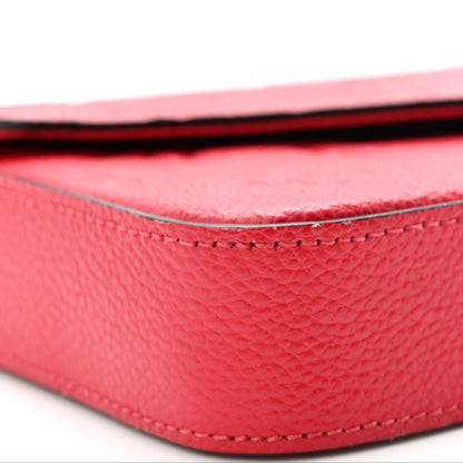 Louis Vuitton Empreinte Pochette Felicie Chain Wallet Scarlet 8 of 9
