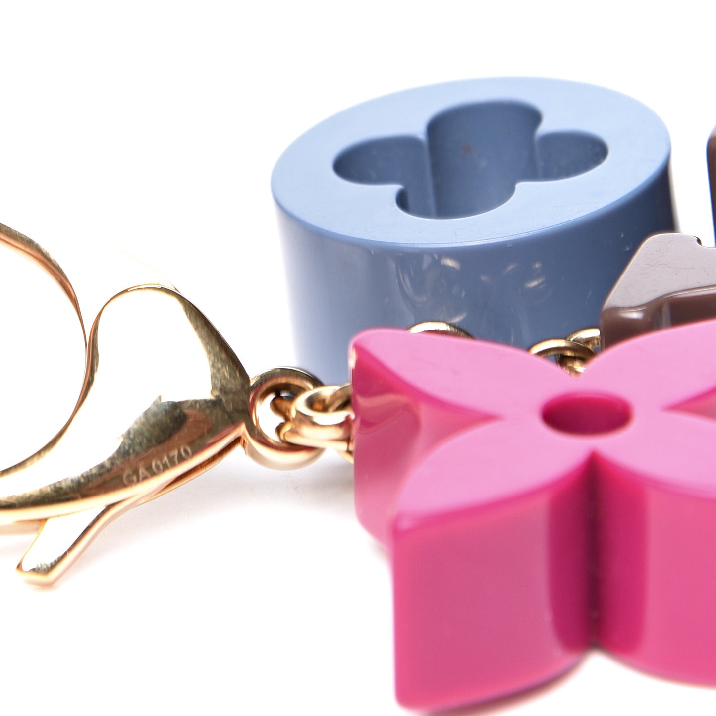 Resin Playtime Bag Charm Marron