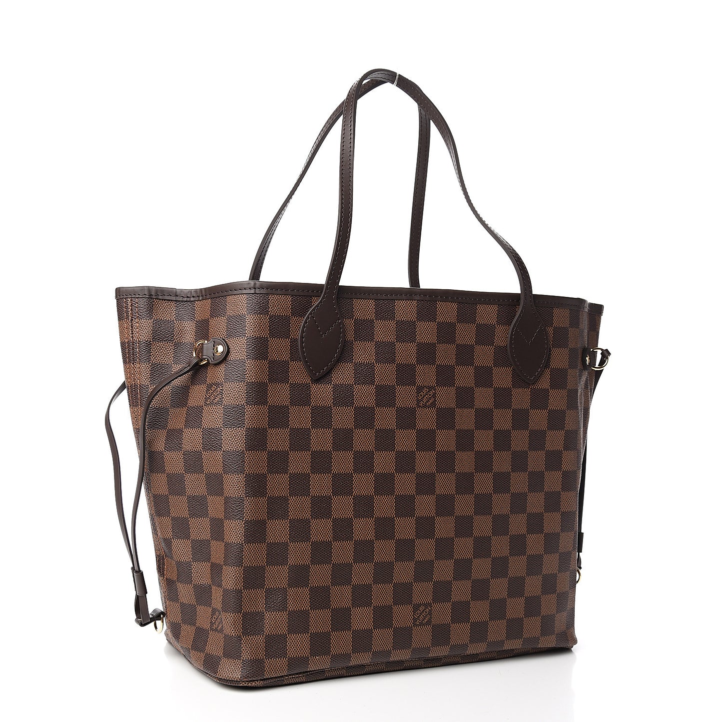 Damier Ebene Neo Neverfull MM Rose Ballerine