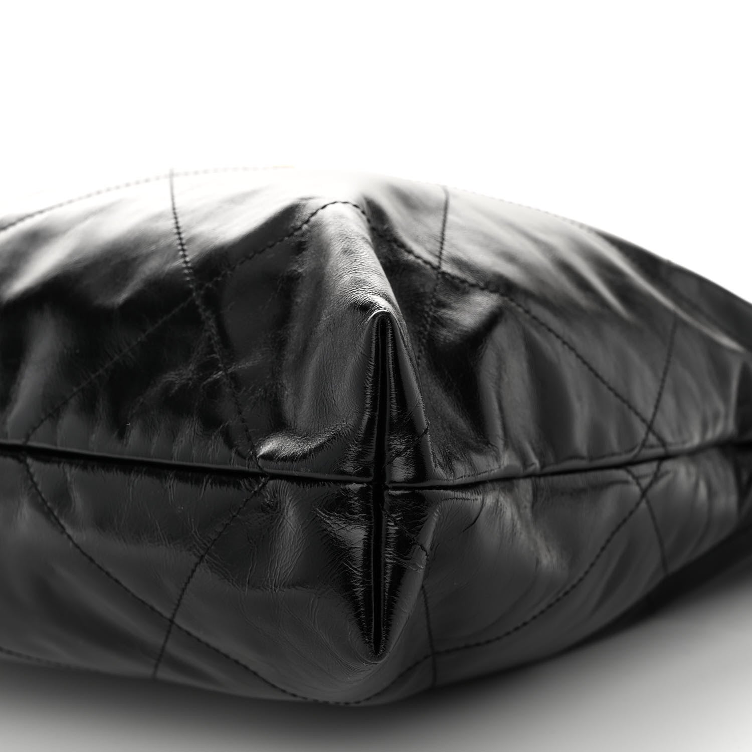 Chanel Shiny Calfskin Quilted Chanel 22 Black 11 of 11