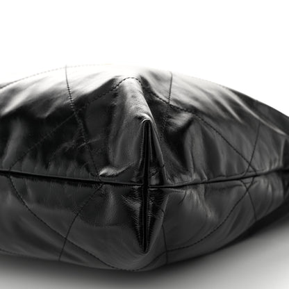 Chanel Shiny Calfskin Quilted Chanel 22 Black 11 of 11