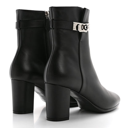 Hermes Calfskin Saint Germain Ankle Boots 38.5 Black 4 of 8