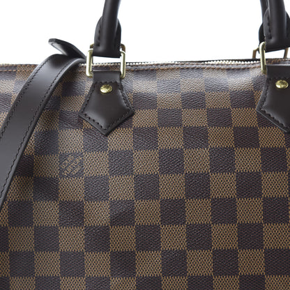 Louis Vuitton Damier Ebene Speedy Bandouliere 30 10 of 10