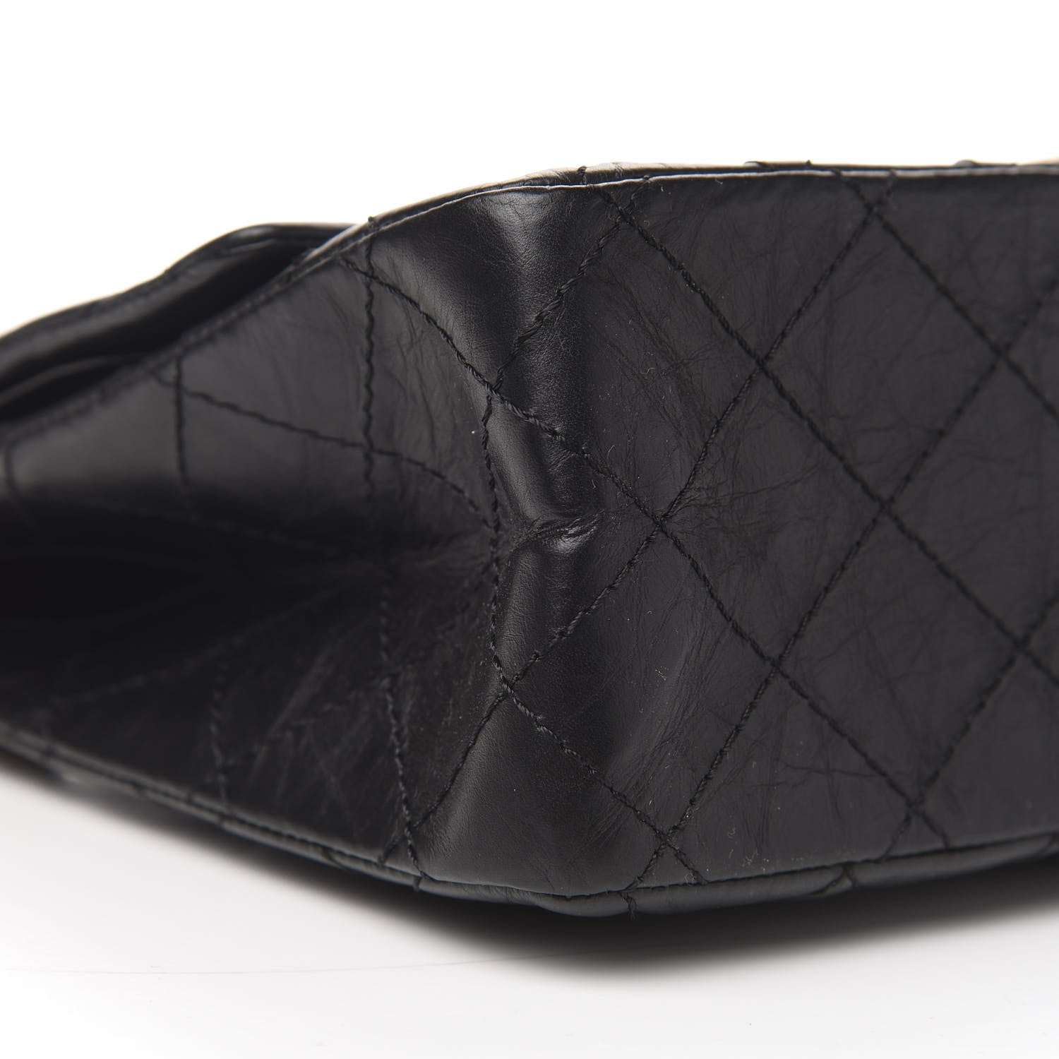 Chanel Aged Calfskin Quilted 2.55 Reissue 266 Flap Black 9 of 11