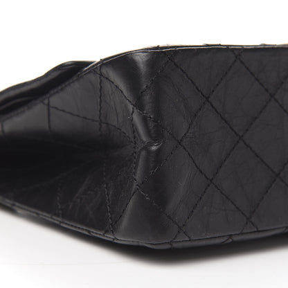 Chanel Aged Calfskin Quilted 2.55 Reissue 266 Flap Black 9 of 11