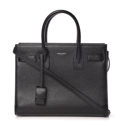 Saint Laurent Grained Calfskin Baby Sac De Jour Black 1 of 14