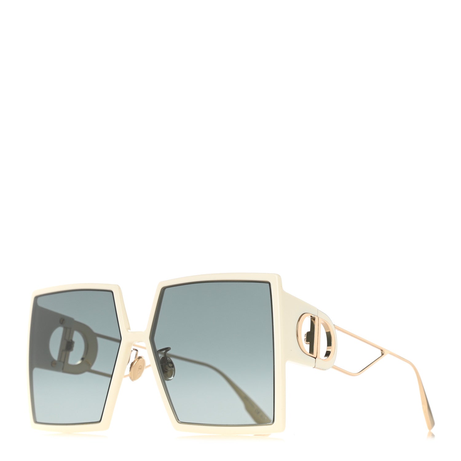 Christian Dior Square 30 Montaigne Sunglasses White 1 of 9