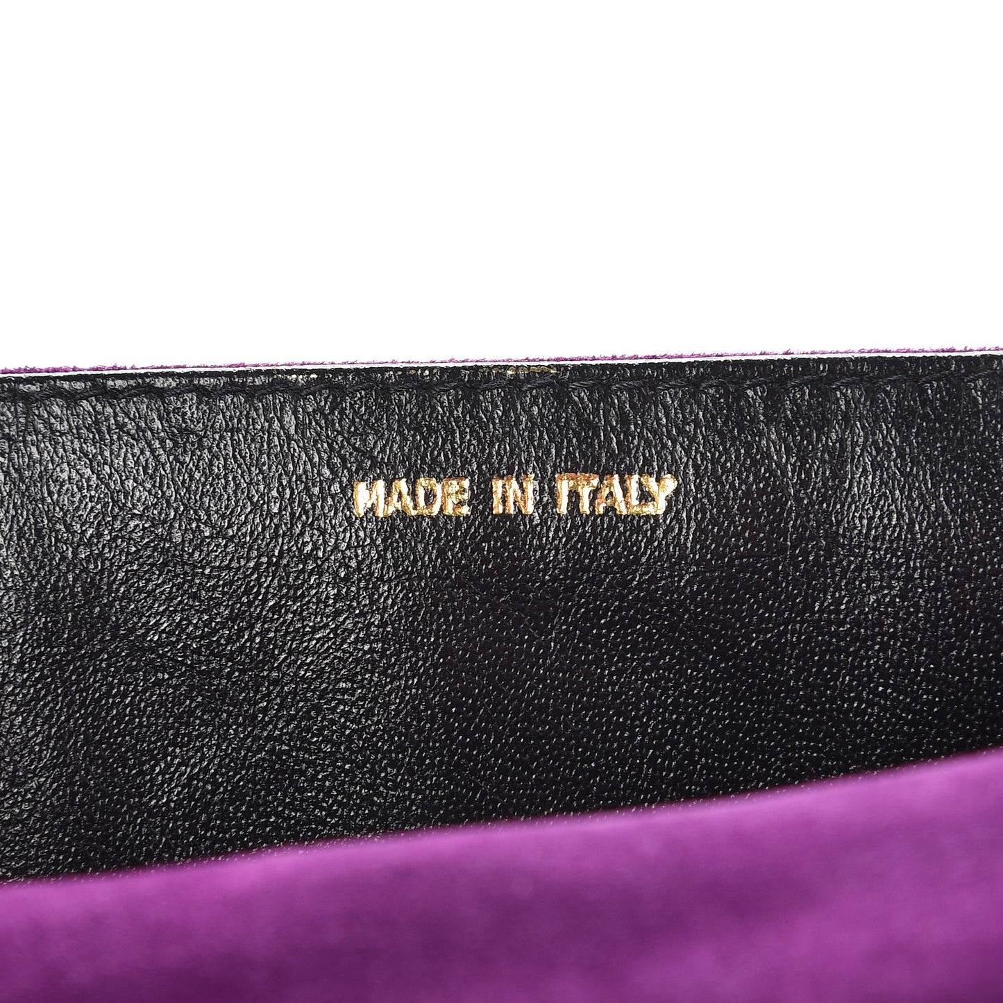Suede Timeless Mini Flap Purple