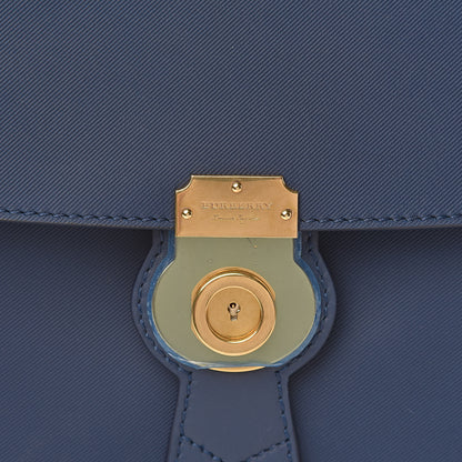 Burberry Trench Calfskin Medium DK88 Top Handle Bag Ink Blue 10 of 10