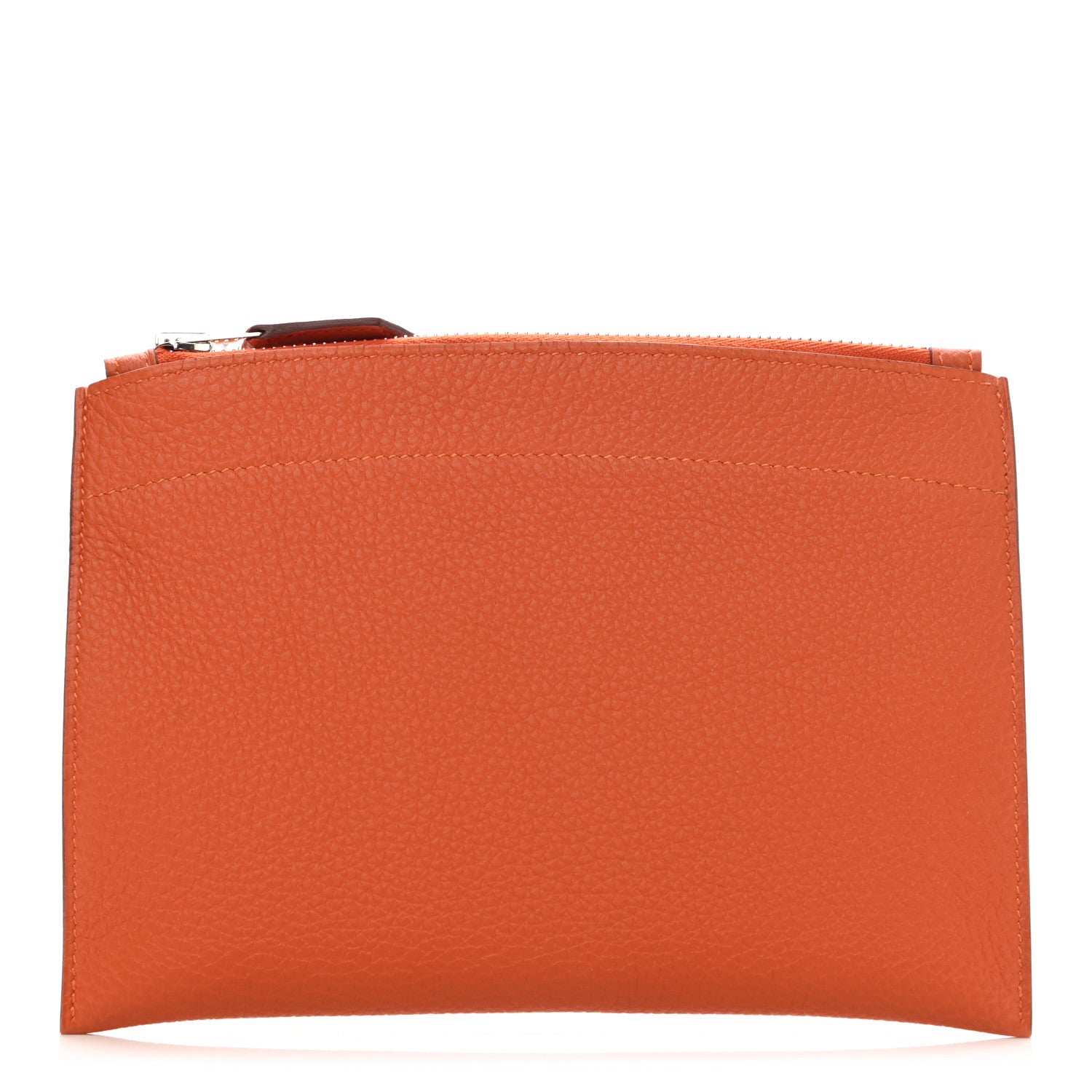 Hermes Togo Mini Bazar Pouch Orange Poppy 1 of 8