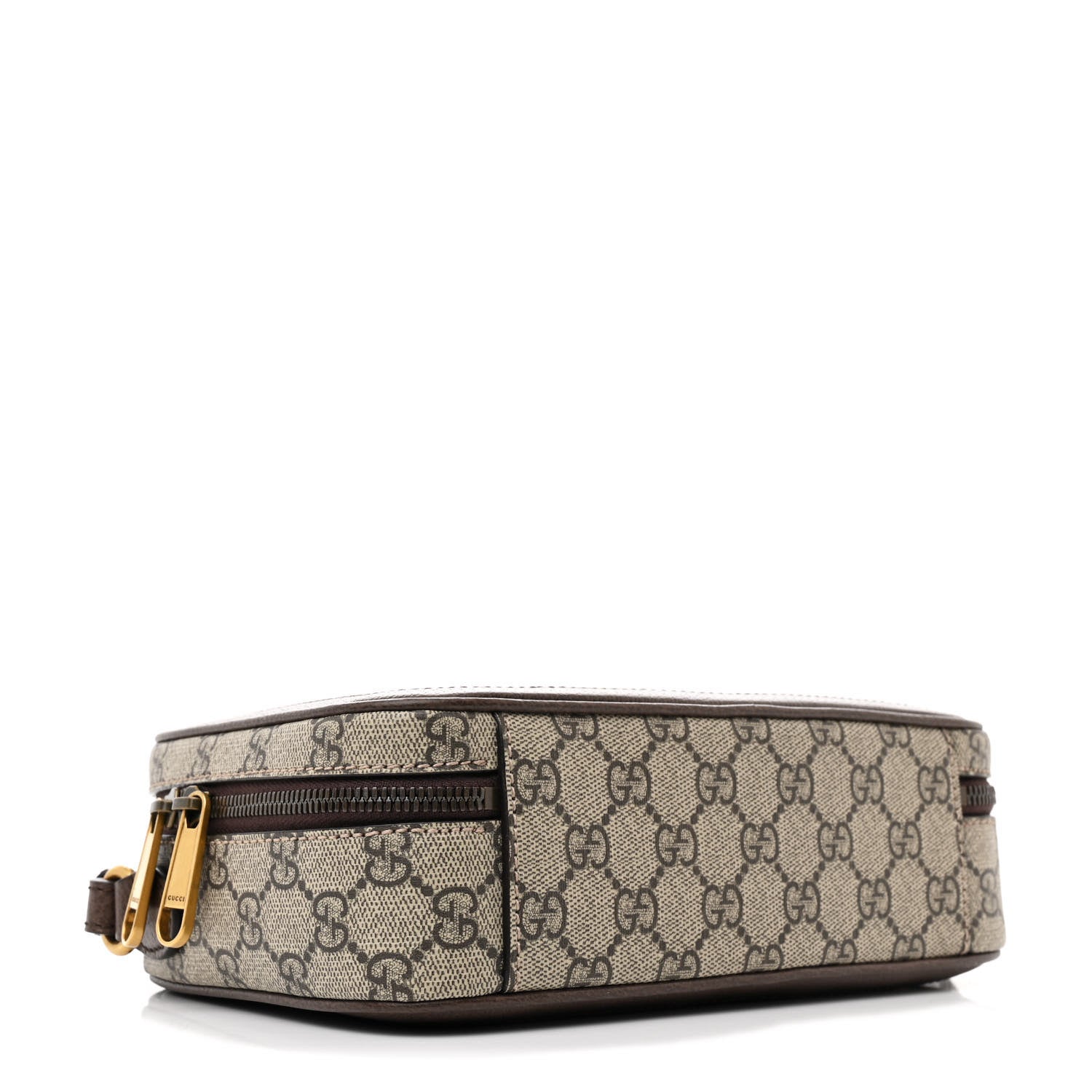 Gucci GG Supreme Monogram Web Small Ophidia Top Handle Shoulder Bag Brown 4 of 11