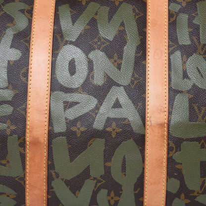 Louis Vuitton Graffiti Keepall 50 Kaki 15 of 16