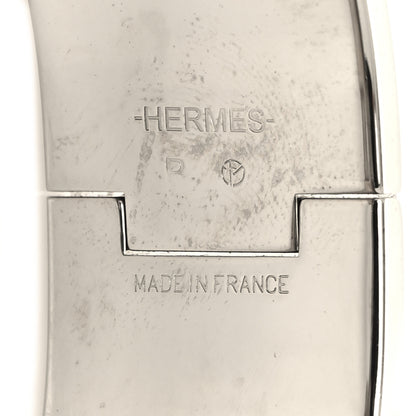 Hermes Enamel Wide Clic Clac H Bracelet GM Orange 5 of 5