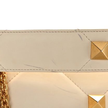 Valentino Garavani Nappa Large Roman Stud Shoulder Bag Ivory 12 of 12