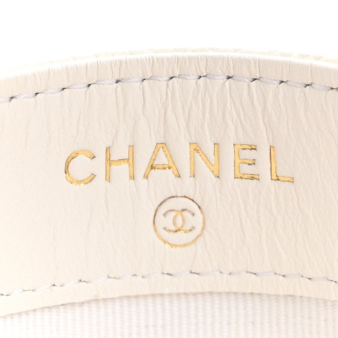 Caviar Quilted Card Holder White
