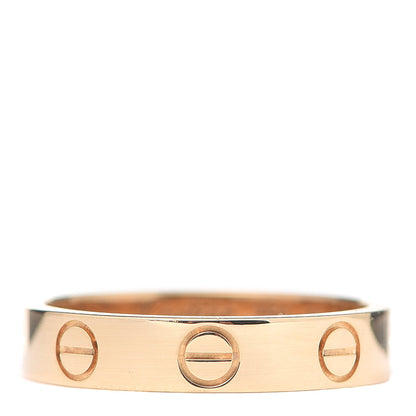 Cartier 18K Yellow Gold 3.5mm LOVE Wedding Band Ring 49 4.75 1 of 6