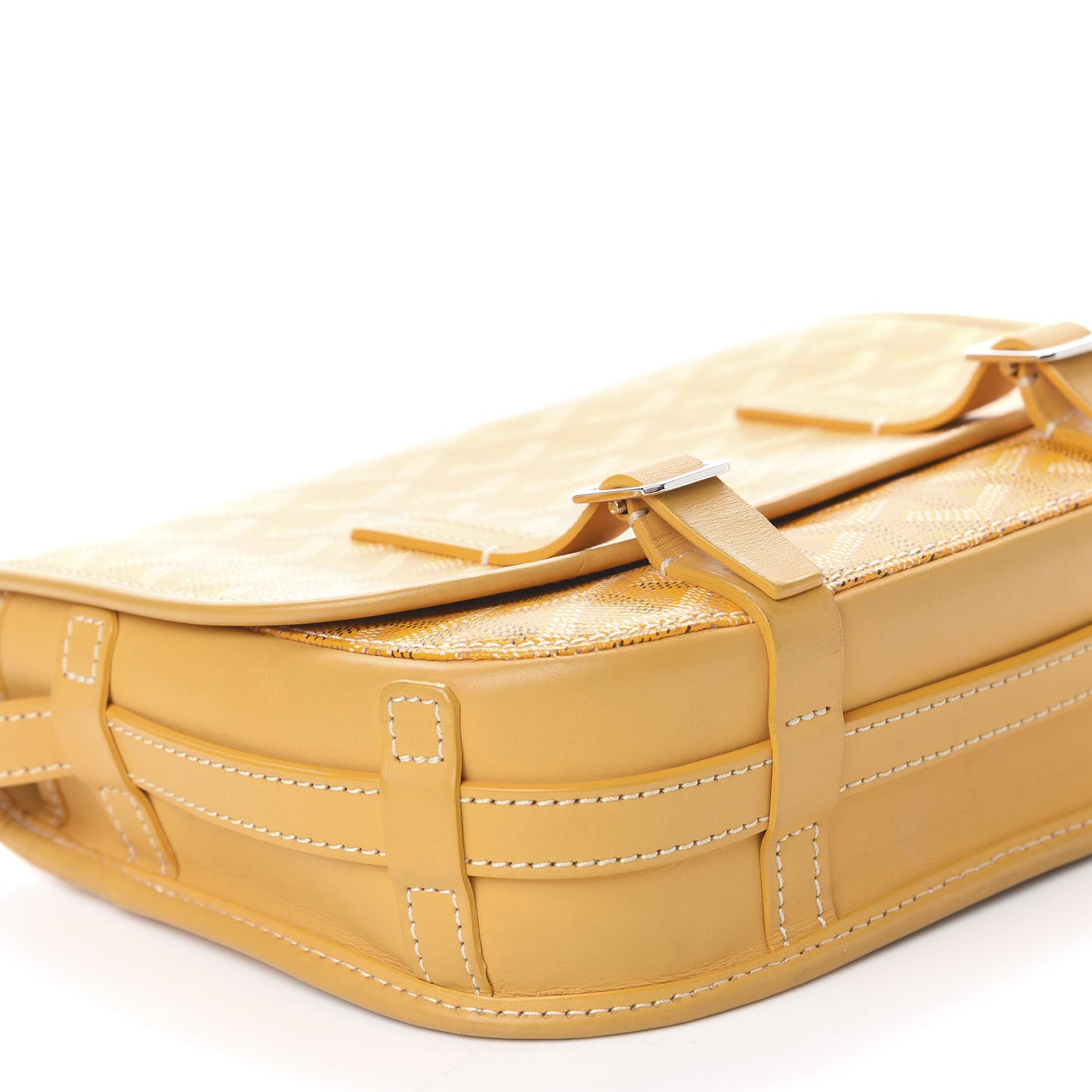 Goyardine Belvedere PM Messenger Bag Yellow