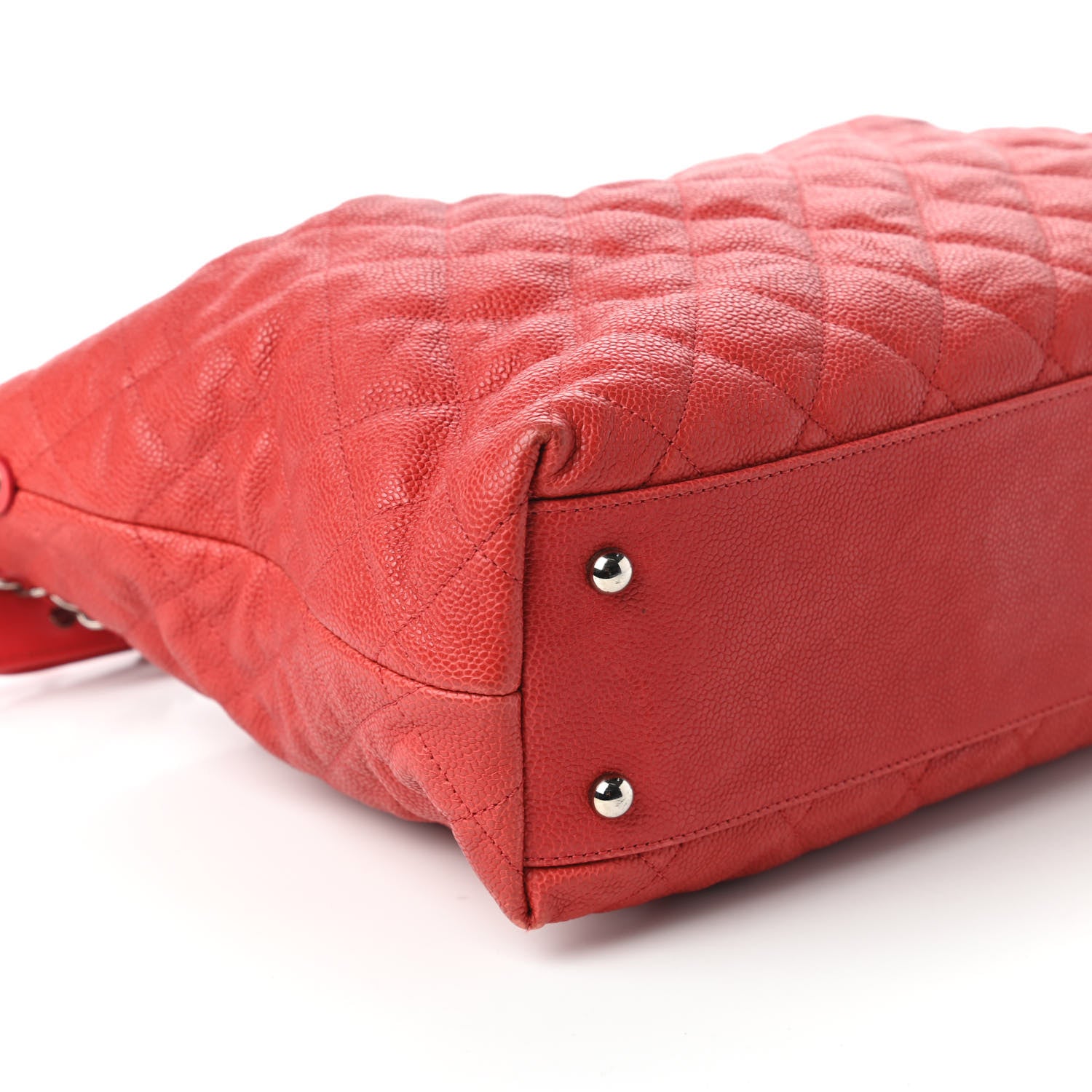 Chanel Caviar Quilted French Riviera Hobo Rouge 6 of 10
