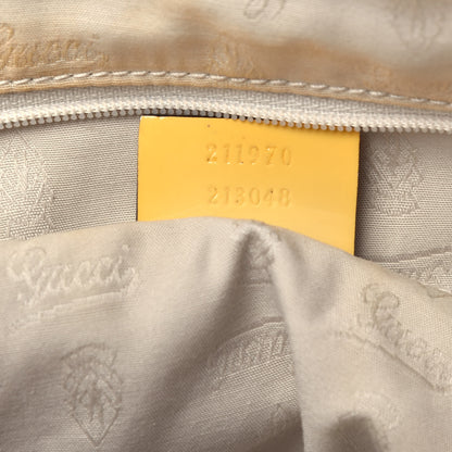 Gucci Monogram Web Large Jolie Tote Yellow 7 of 9