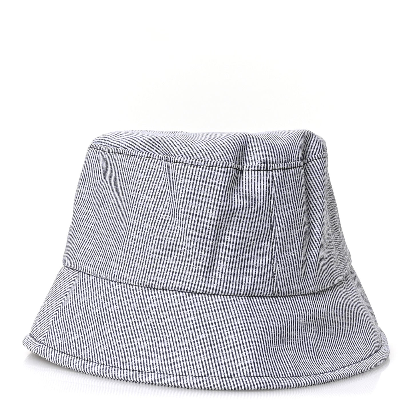 Cotton Bucket Hat M Navy White