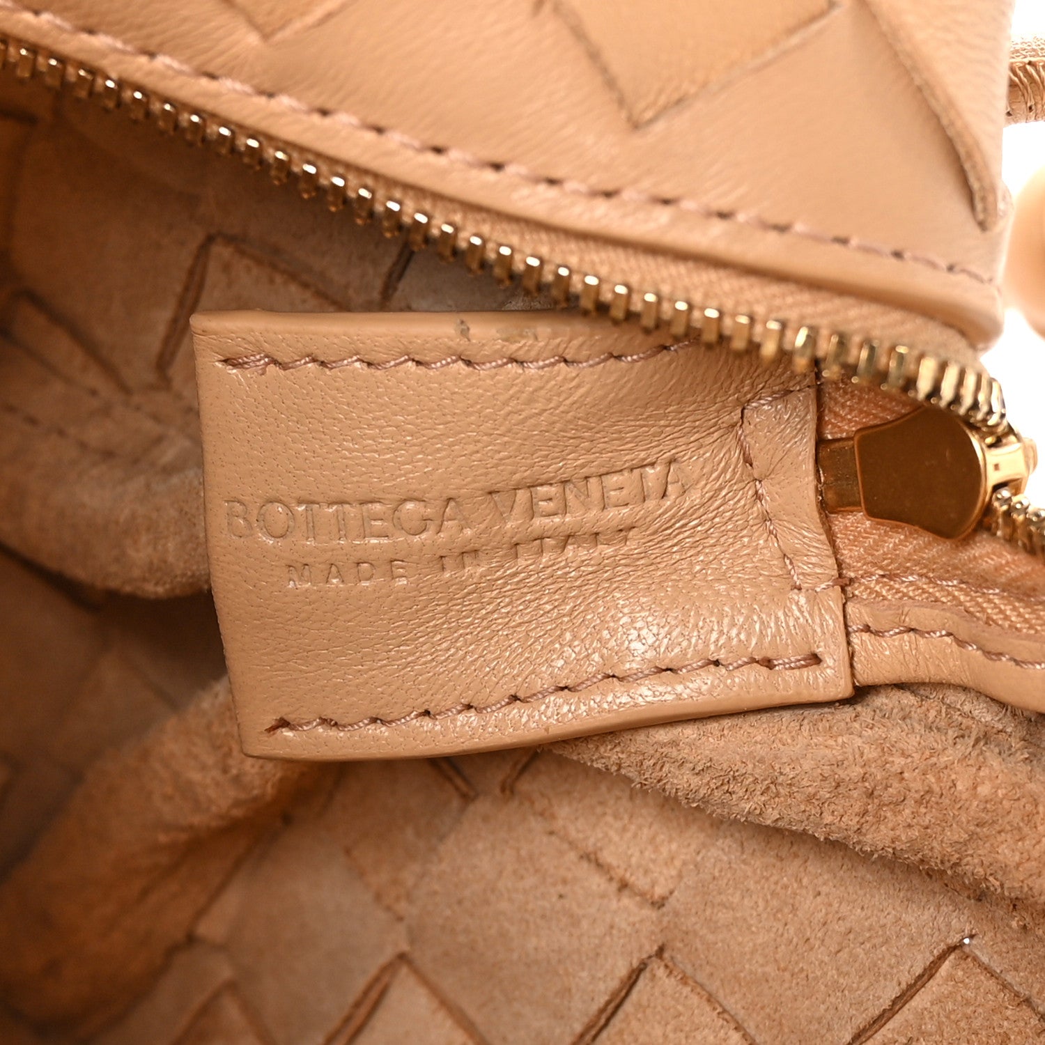 Bottega Veneta Nappa Intrecciato Mini Loop Camera Bag Almond 6 of 9